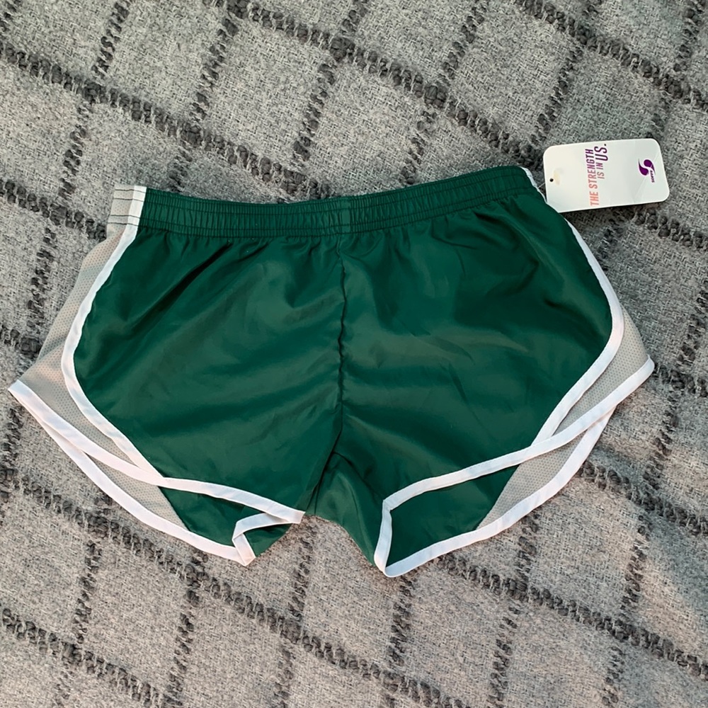 Sore Girls green athletic shorts